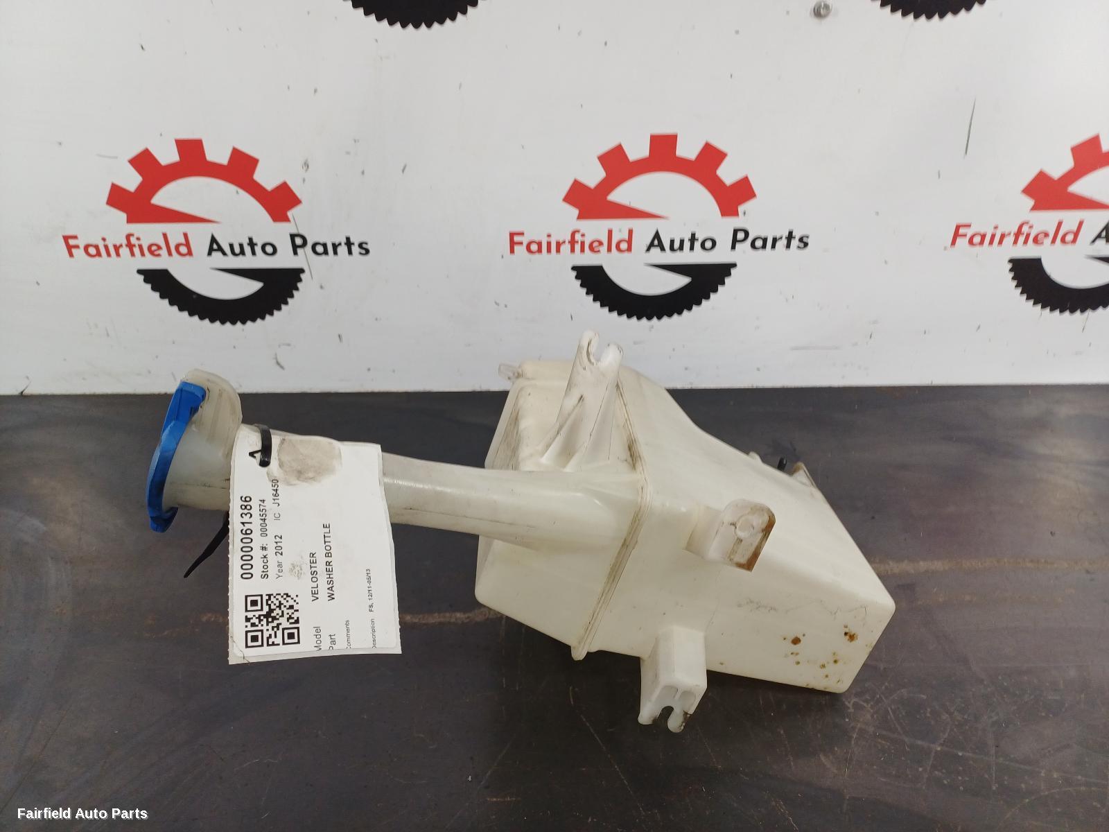 2011-2013 Hyundai Veloster Washer Bottle