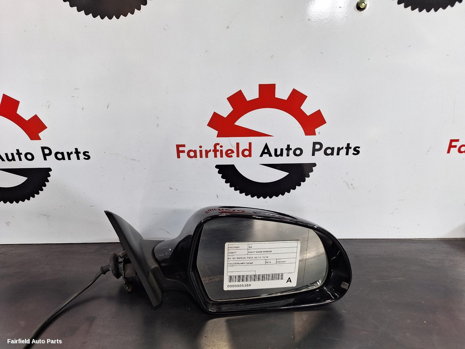 2012-2018 Audi Q3 Right Door Mirror