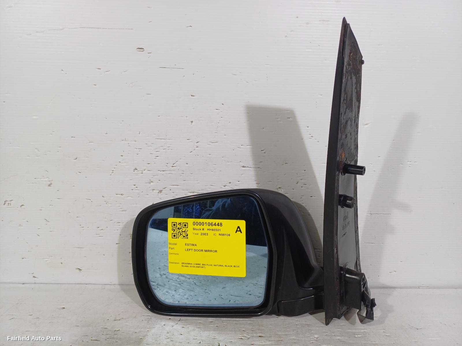 2003-2006 Toyota Estima Left Door Mirror