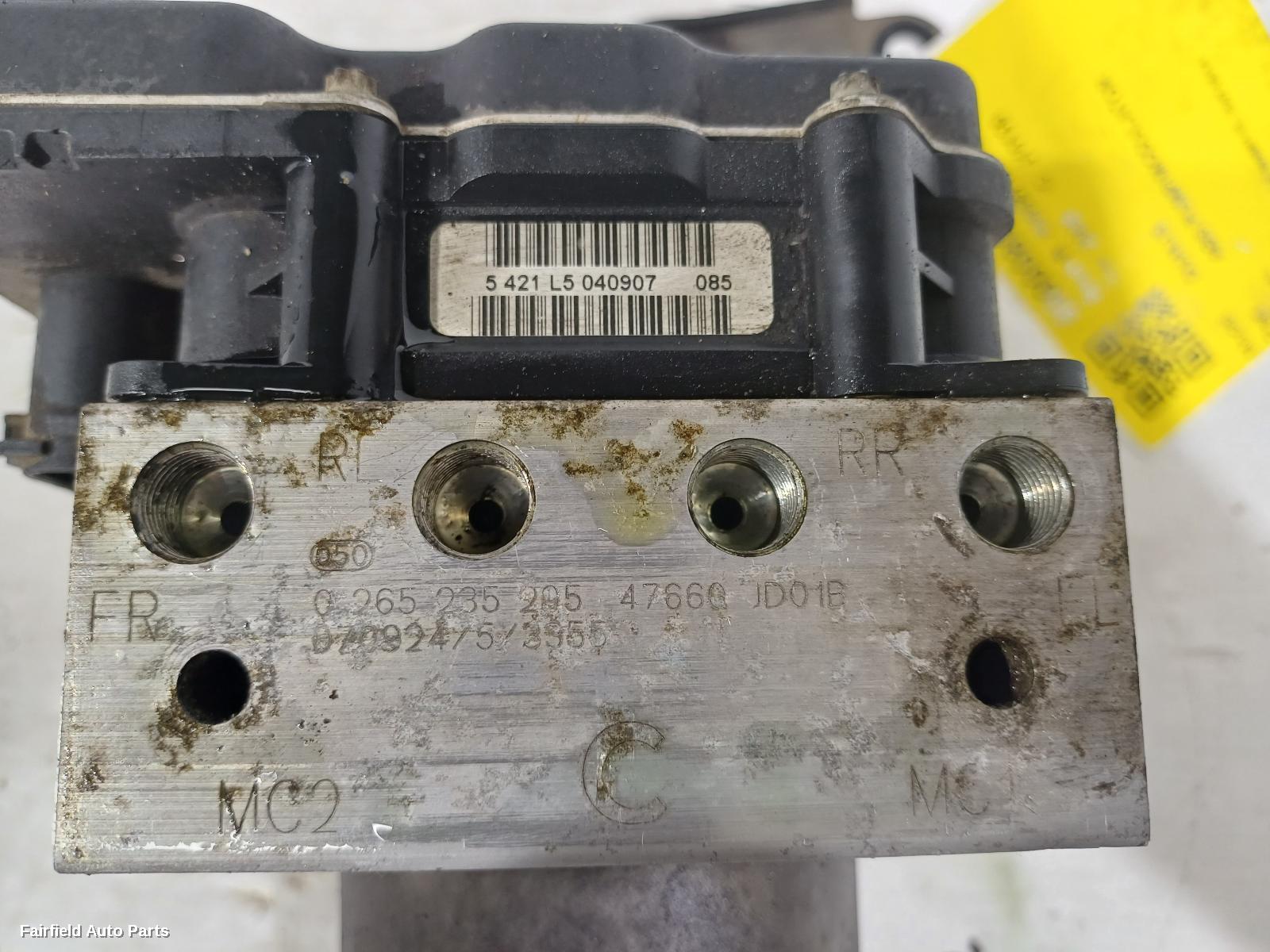 2007-2014 Nissan Dualis Abs Pump Modulator