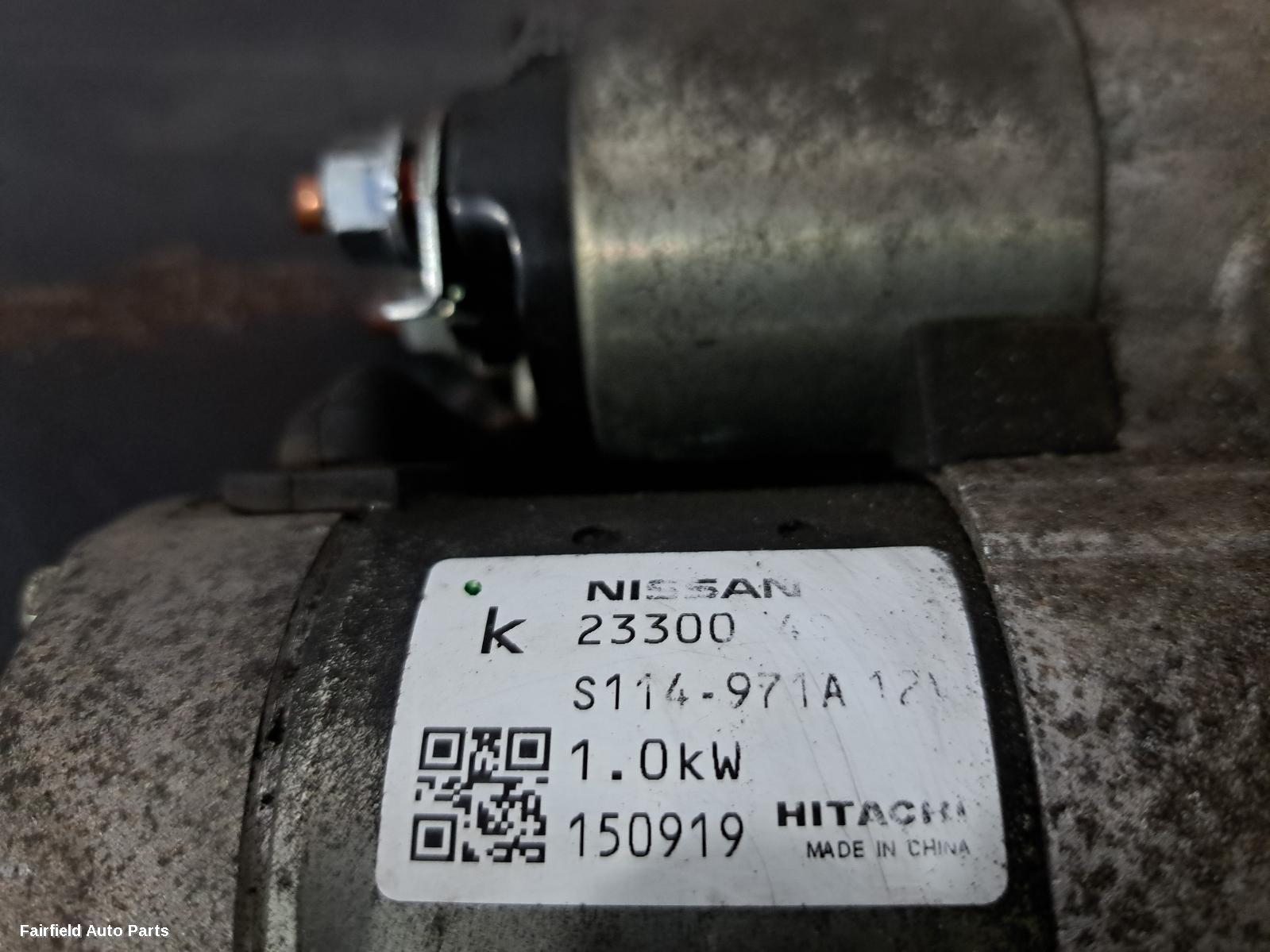 2013-2021 Nissan Qashqai Starter