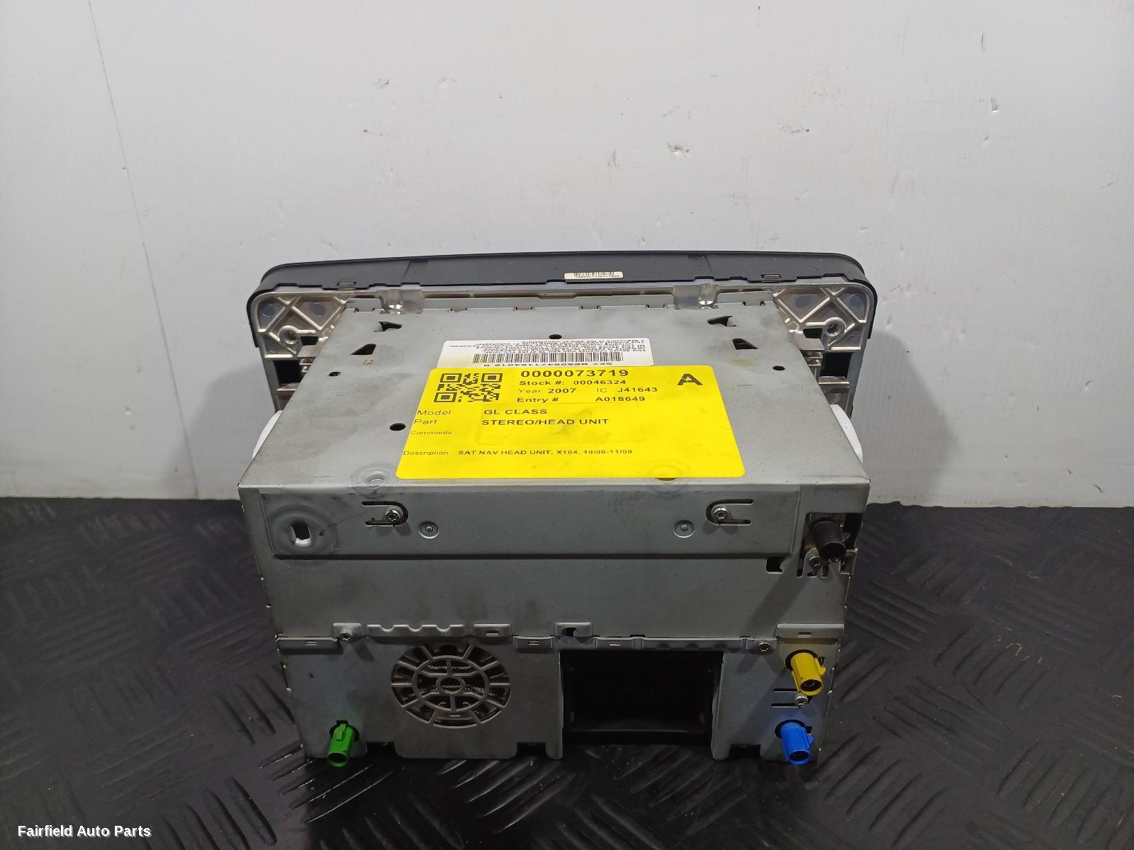 2006-2009 Mercedes Gl Class Radio Cd Dvd Sat Tv