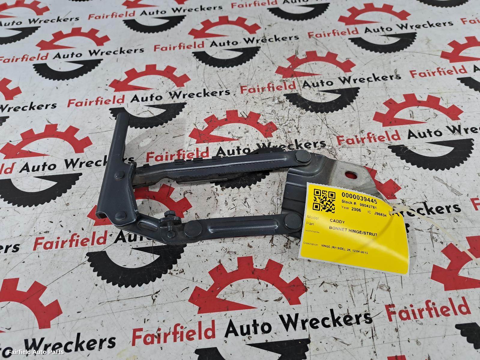 2004-2015 Volkswagen Caddy Bonnet Hinge Strut