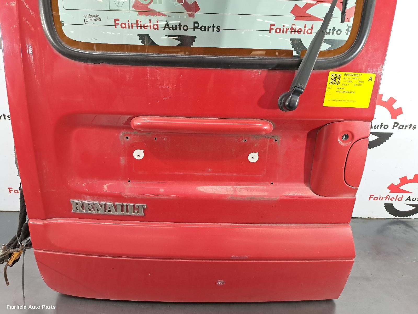 2004-2010 Renault Kangoo Bootlid Tailgate