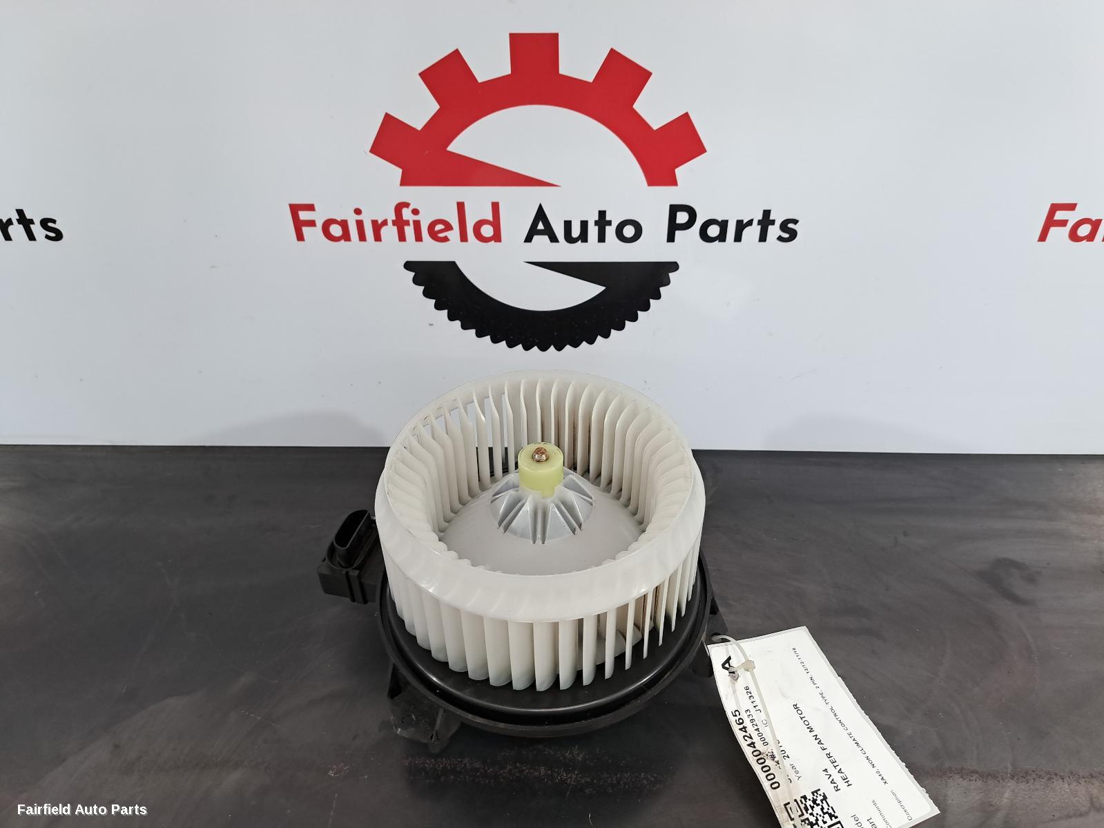 2012-2018 Toyota Rav4 Heater Fan Motor