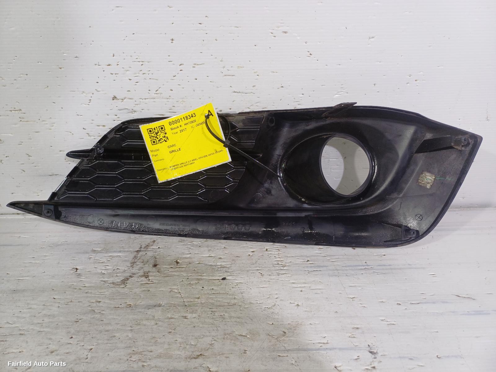 2017-2021 Honda Civic Grille