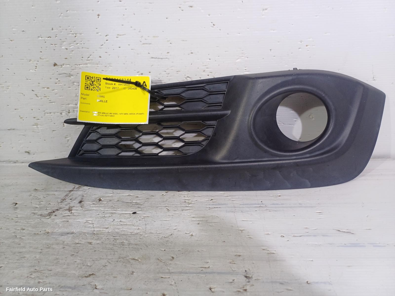 2017-2021 Honda Civic Grille