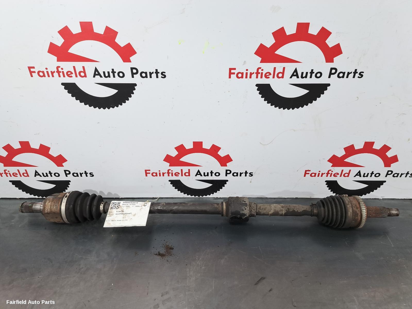 2011-2015 Hyundai Elantra Right Driveshaft