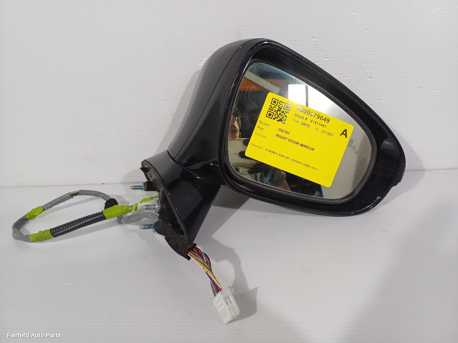 2012-2020 Lexus Gs Right Door Mirror