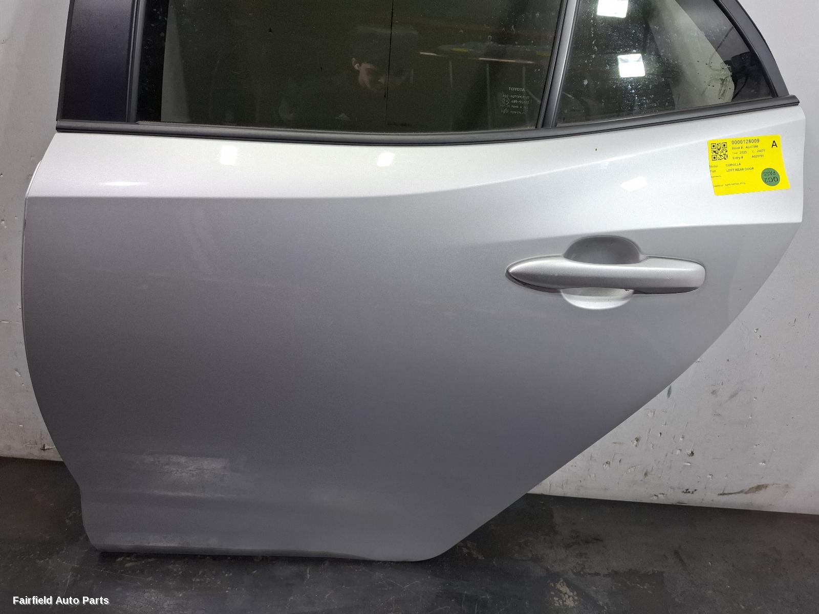2018-2026 Toyota Corolla Left Rear Door Sliding
