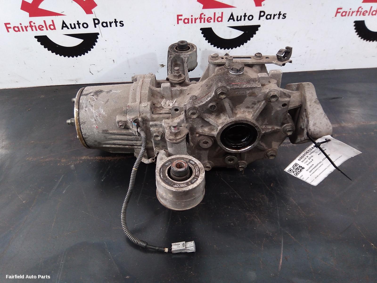 2013-2021 Toyota Kluger Differential Centre