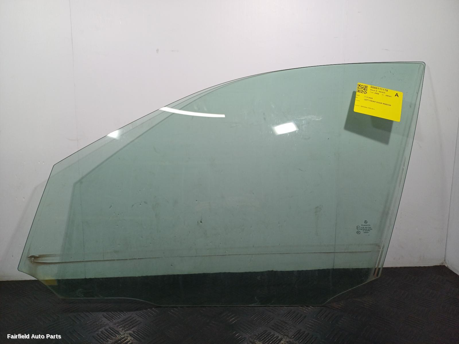 2007-2011 Mercedes C Class Left Front Door Window