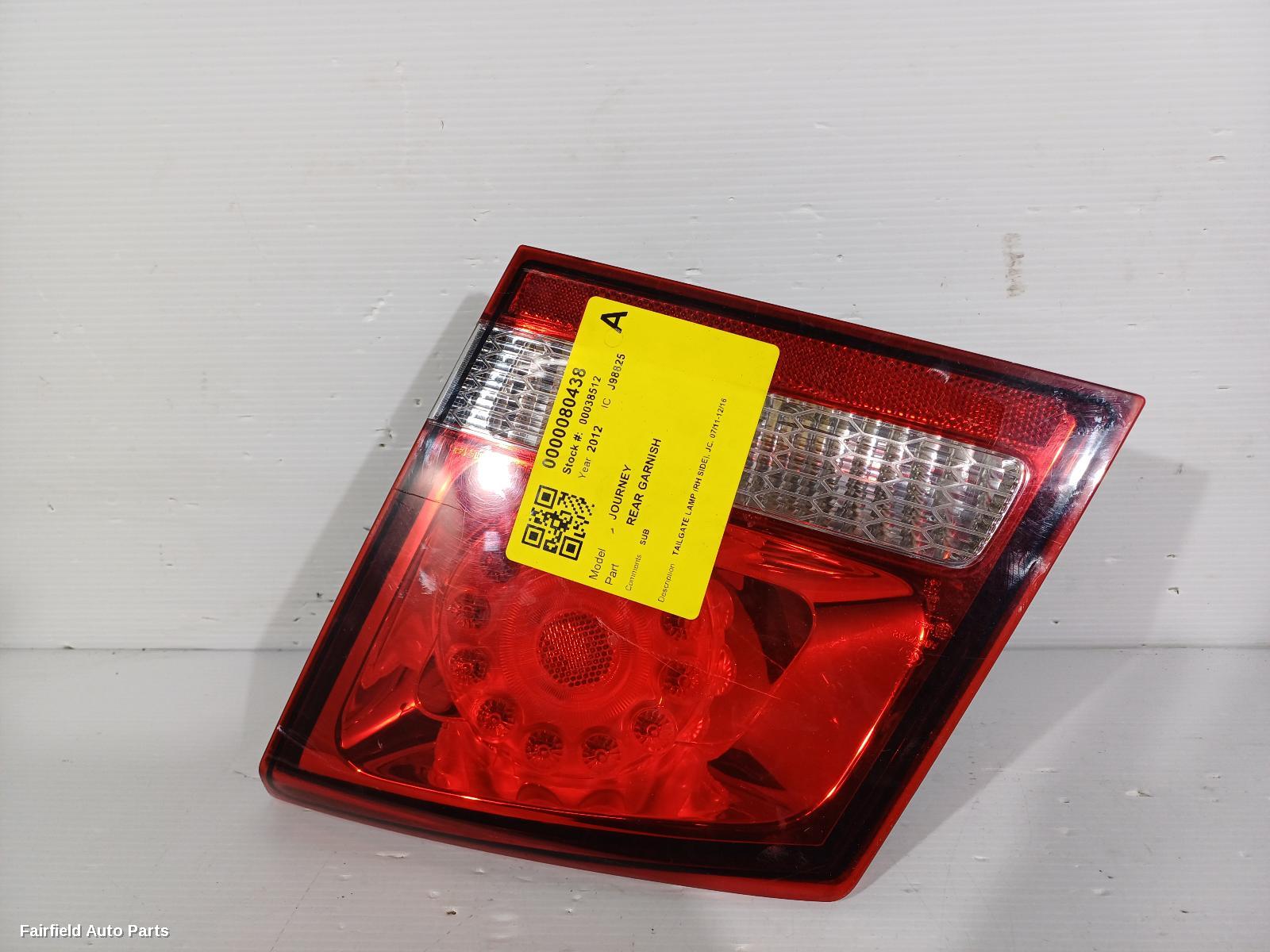 2011-2016 Dodge Journey Rear Garnish
