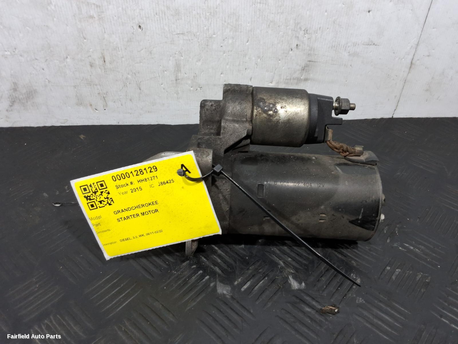 2011-2022 Jeep Grandcherokee Starter