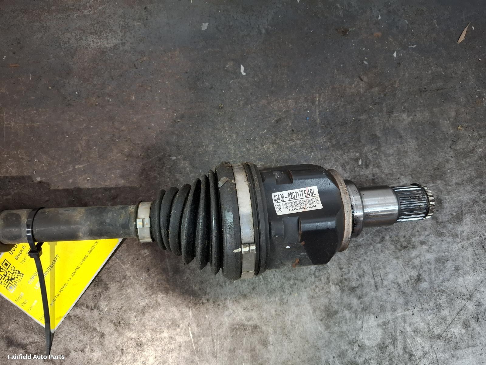 2018-2026 Toyota Corolla Left Driveshaft