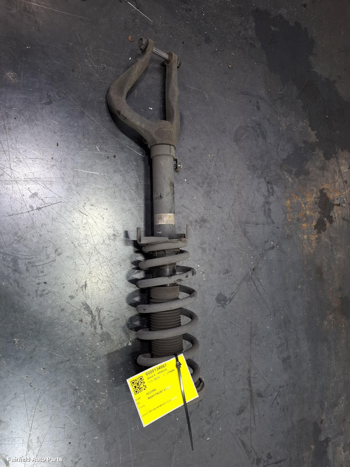 2008-2013 Honda Accord Right Front Strut