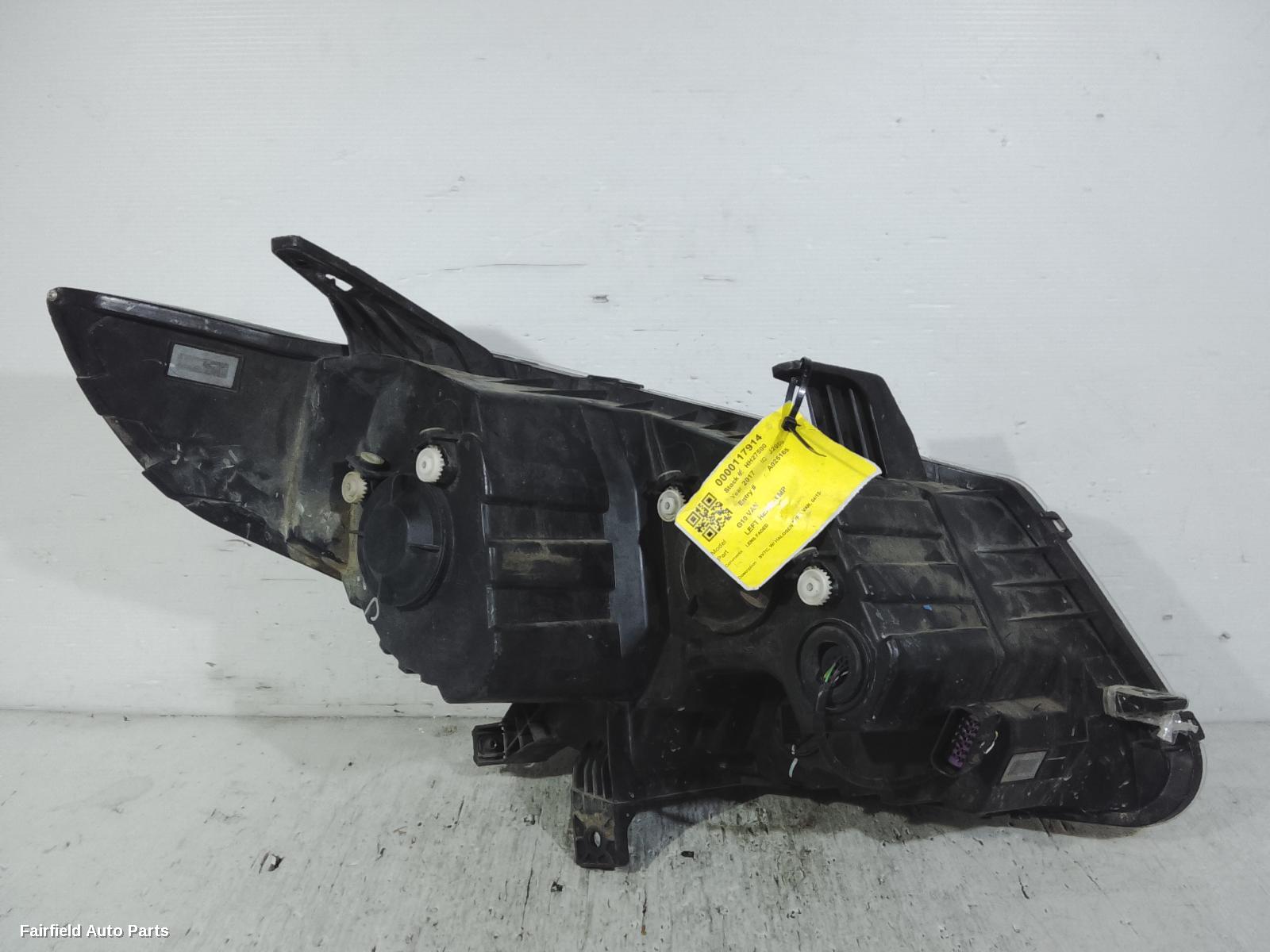2015-2025 Ldv G10 Left Headlamp