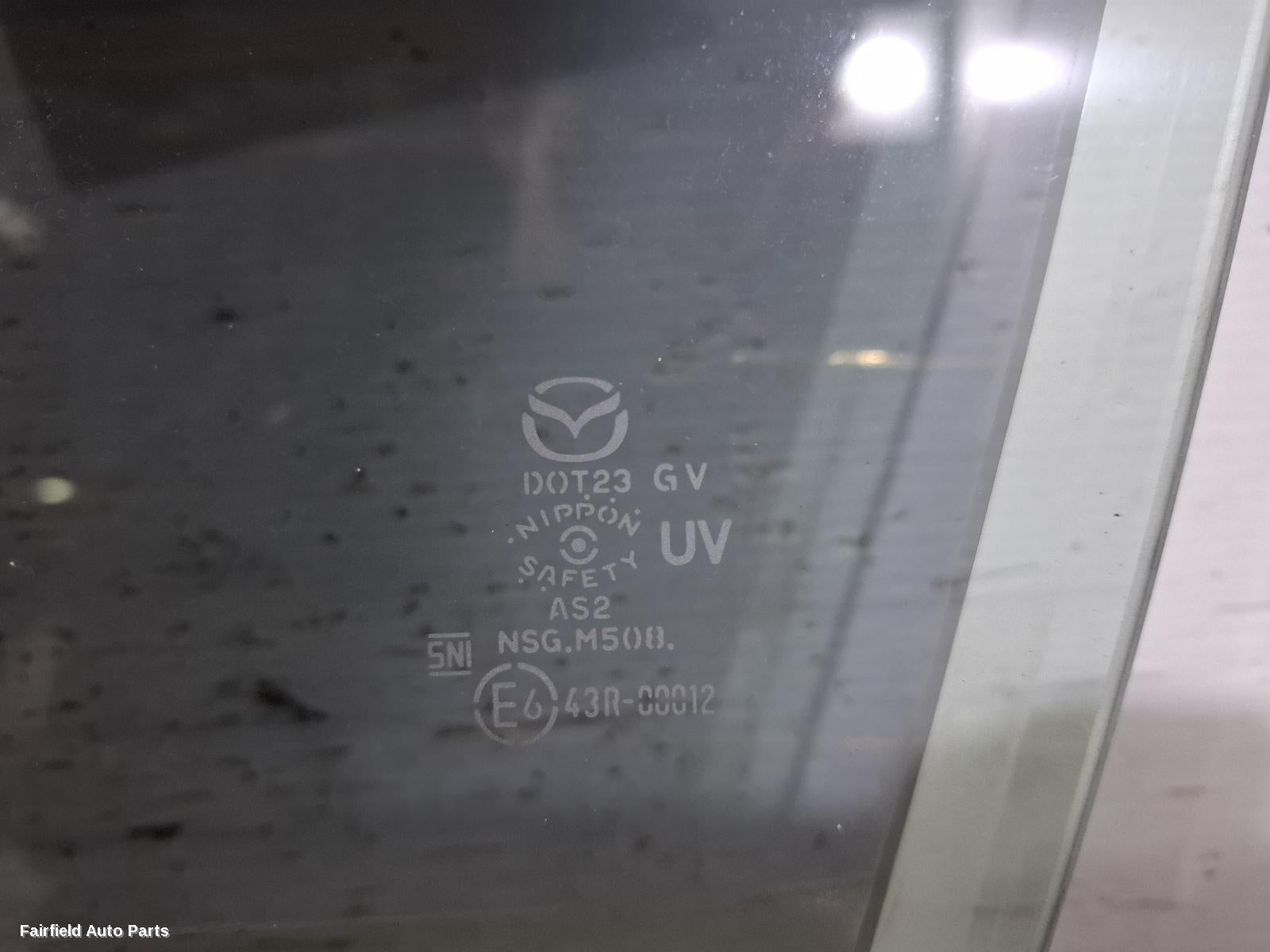 2019-2026 Mazda Cx30 Left Front Door Window
