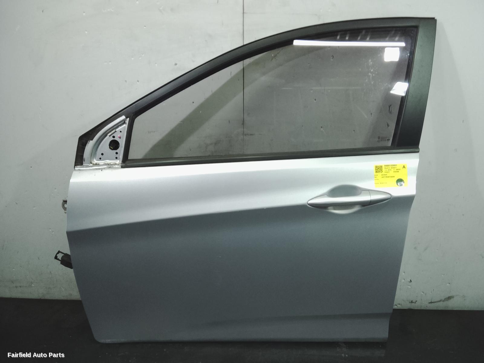 2011-2019 Hyundai Accent Left Front Door