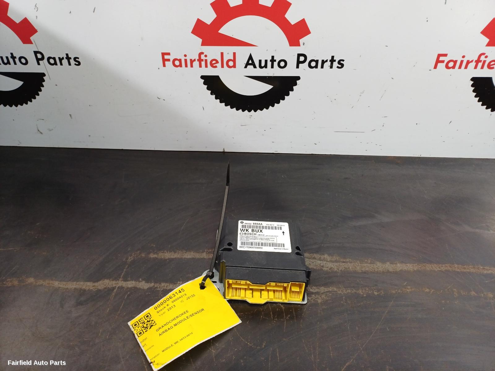 2013-2016 Jeep Grandcherokee Airbag Module Sensor
