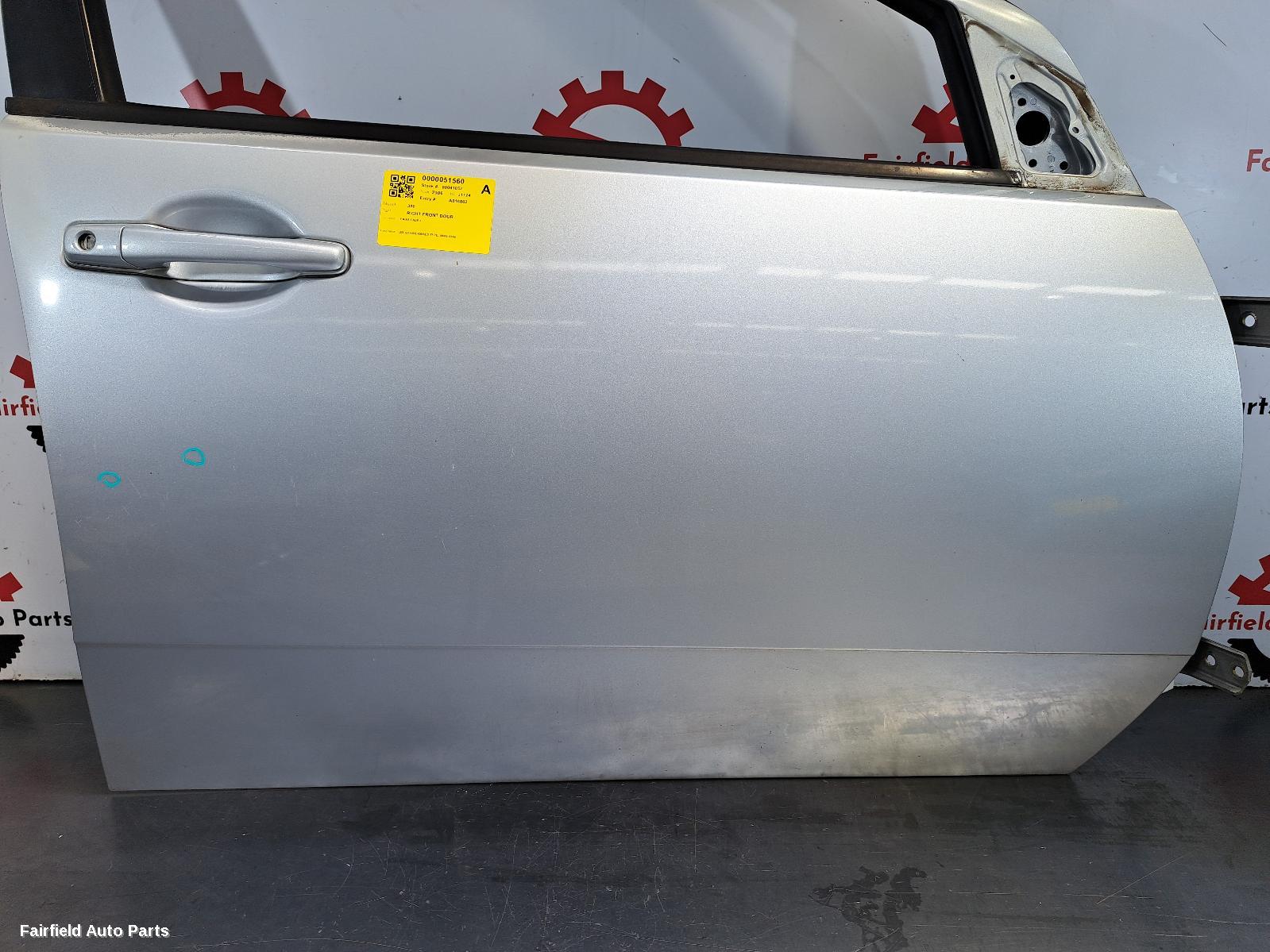 2005-2008 Mitsubishi 380 Right Front Door