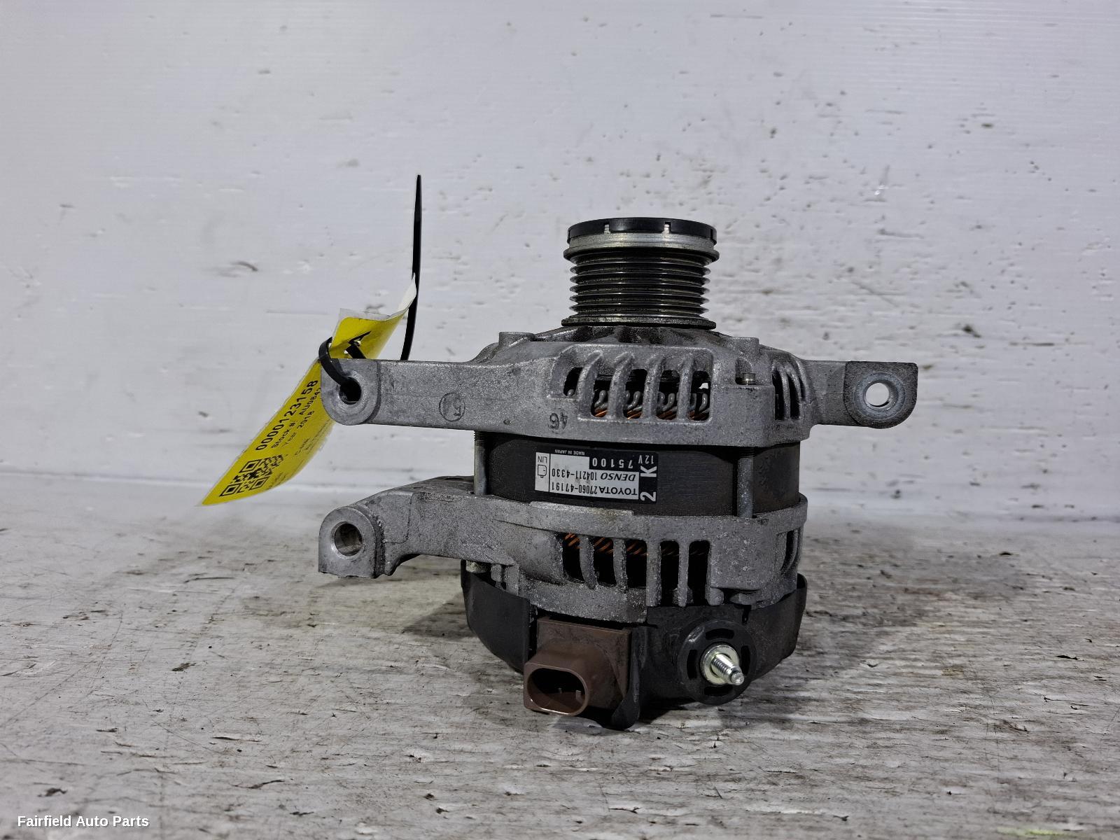 2016-2023 Toyota C-hr Alternator