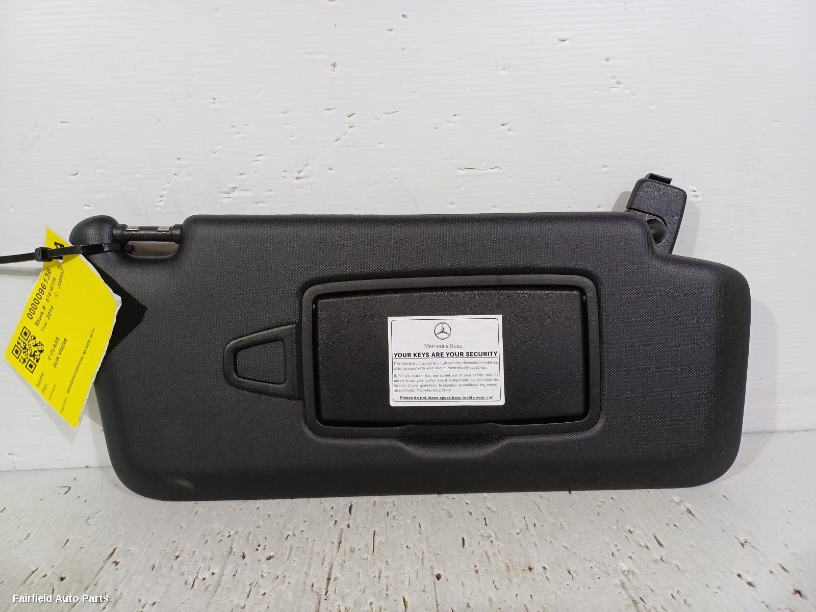 2014-2023 Mercedes C Class Sunvisor