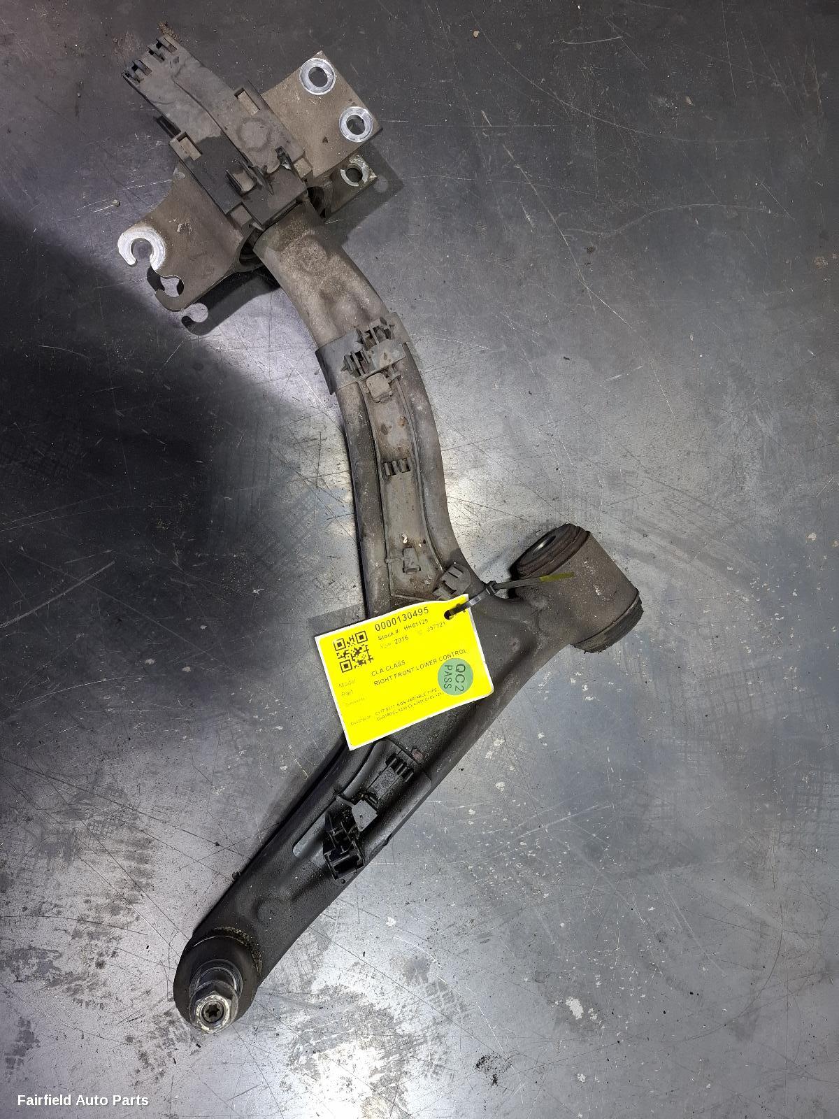2013-2019 Mercedes Cla Class Right Front Lower Control Arm