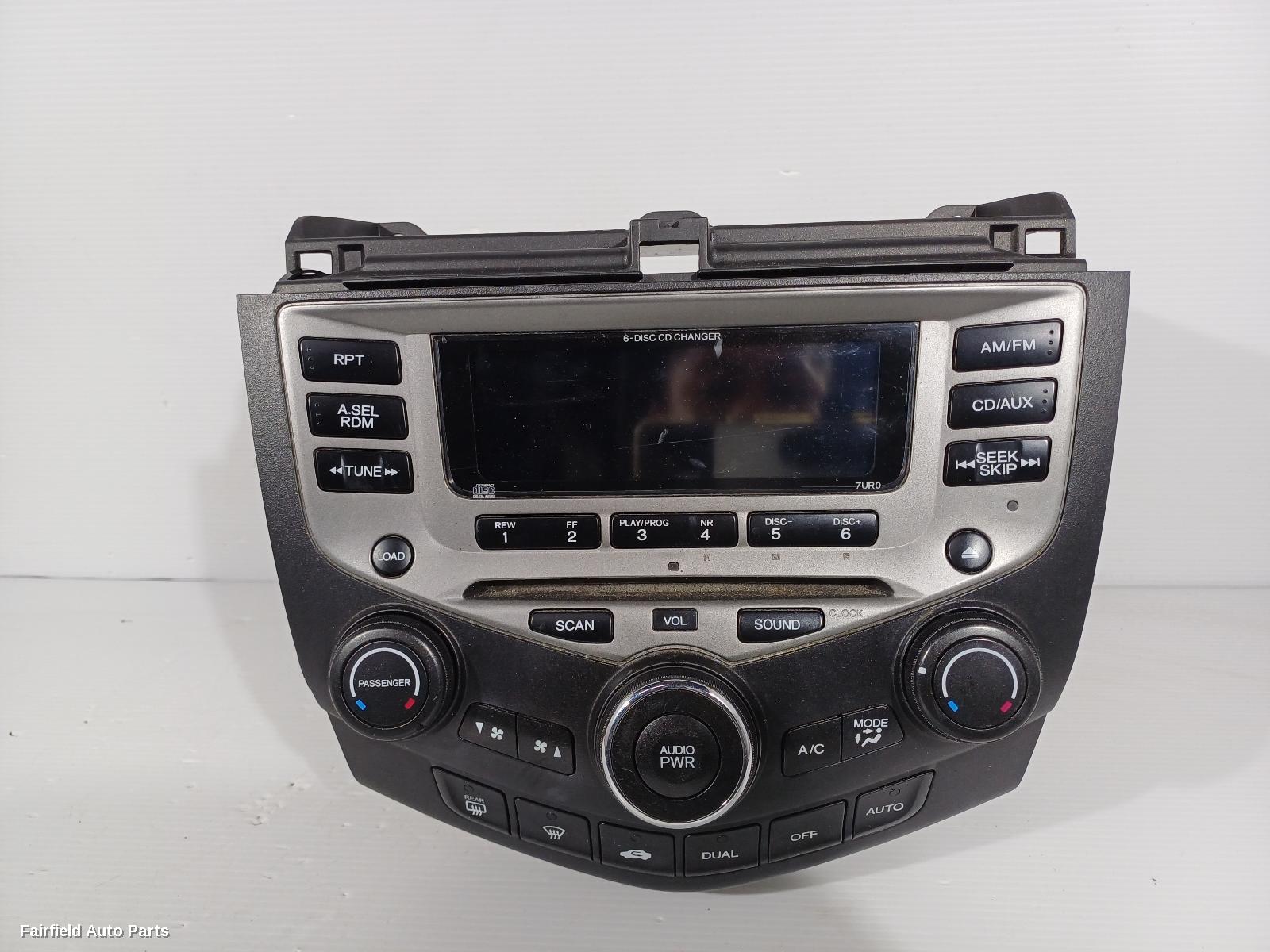 2003-2008 Honda Accord Radio Cd Dvd Sat Tv