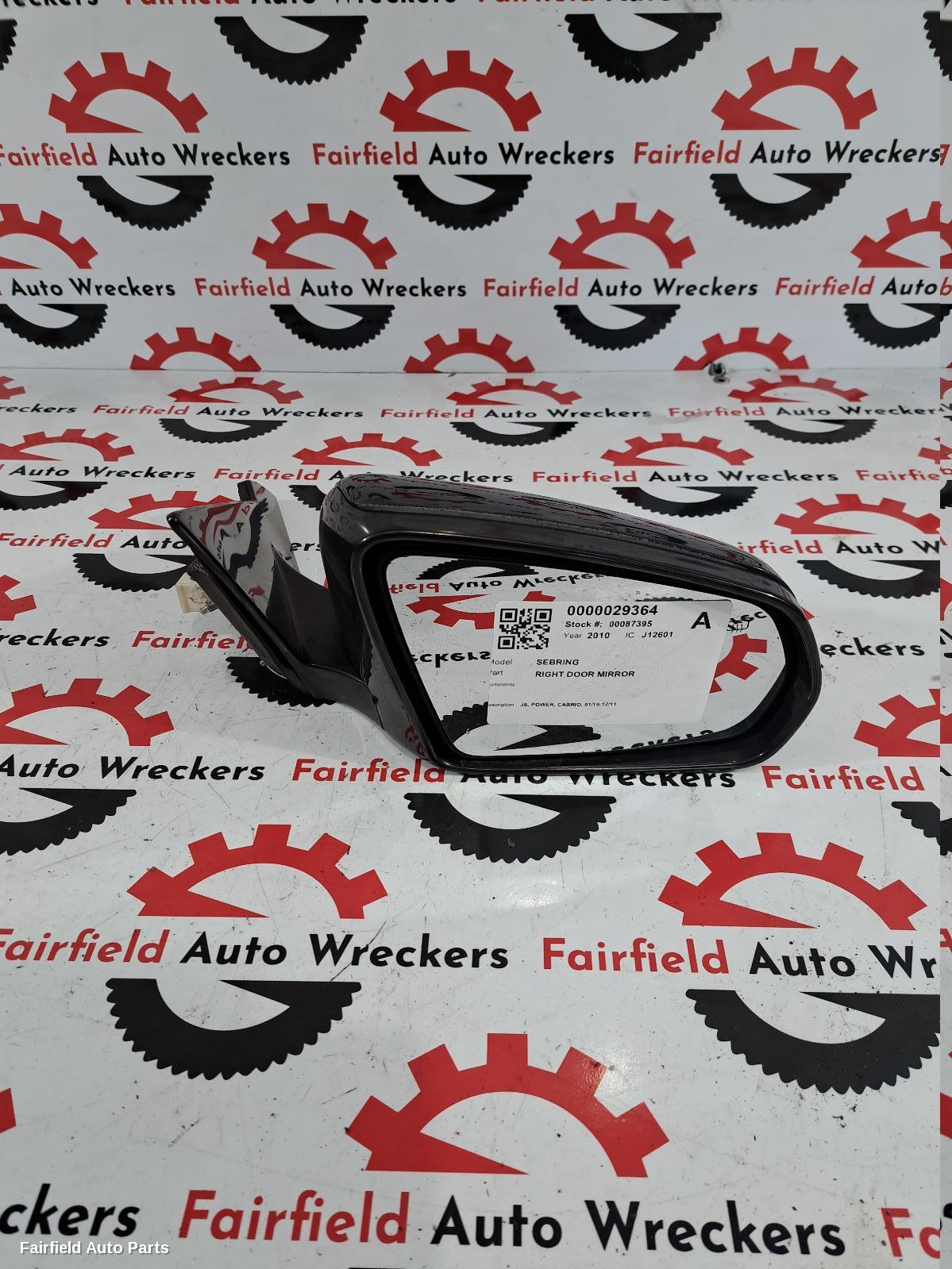 2010-2011 Chrysler Sebring Right Door Mirror