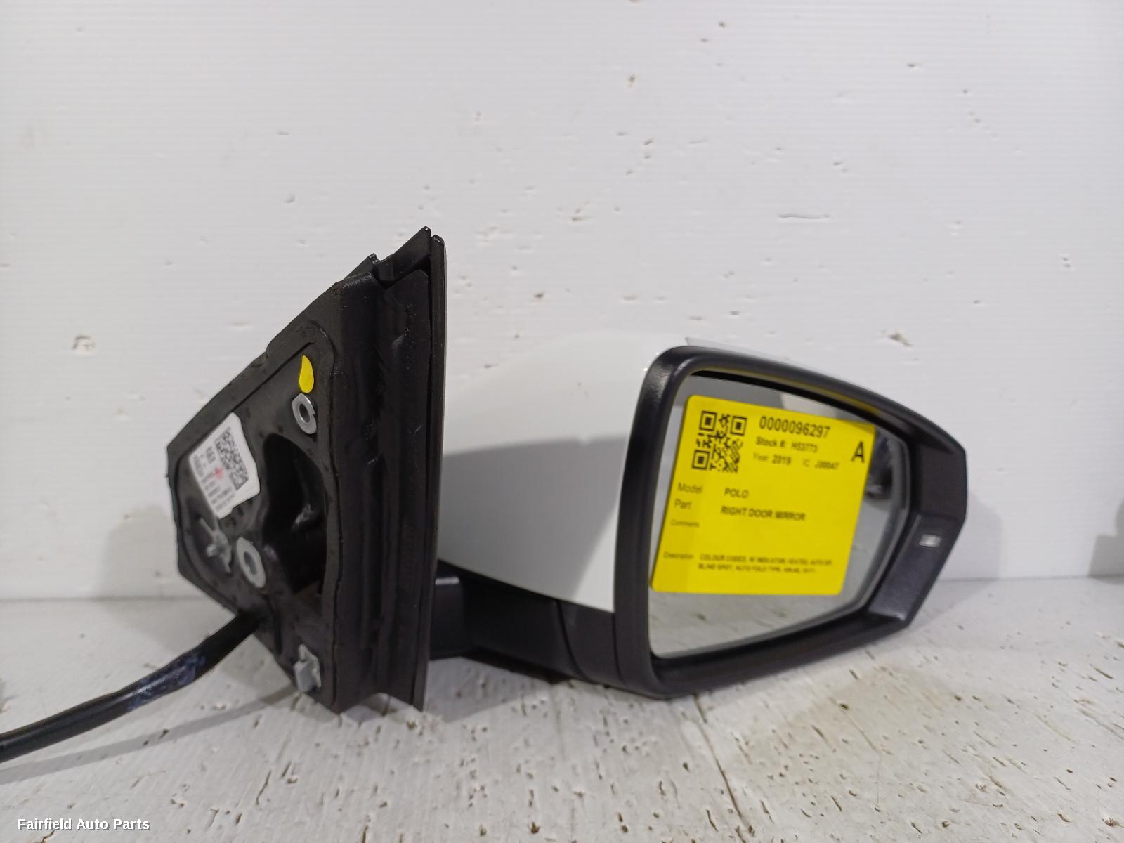 2017-2025 Volkswagen Polo Right Door Mirror