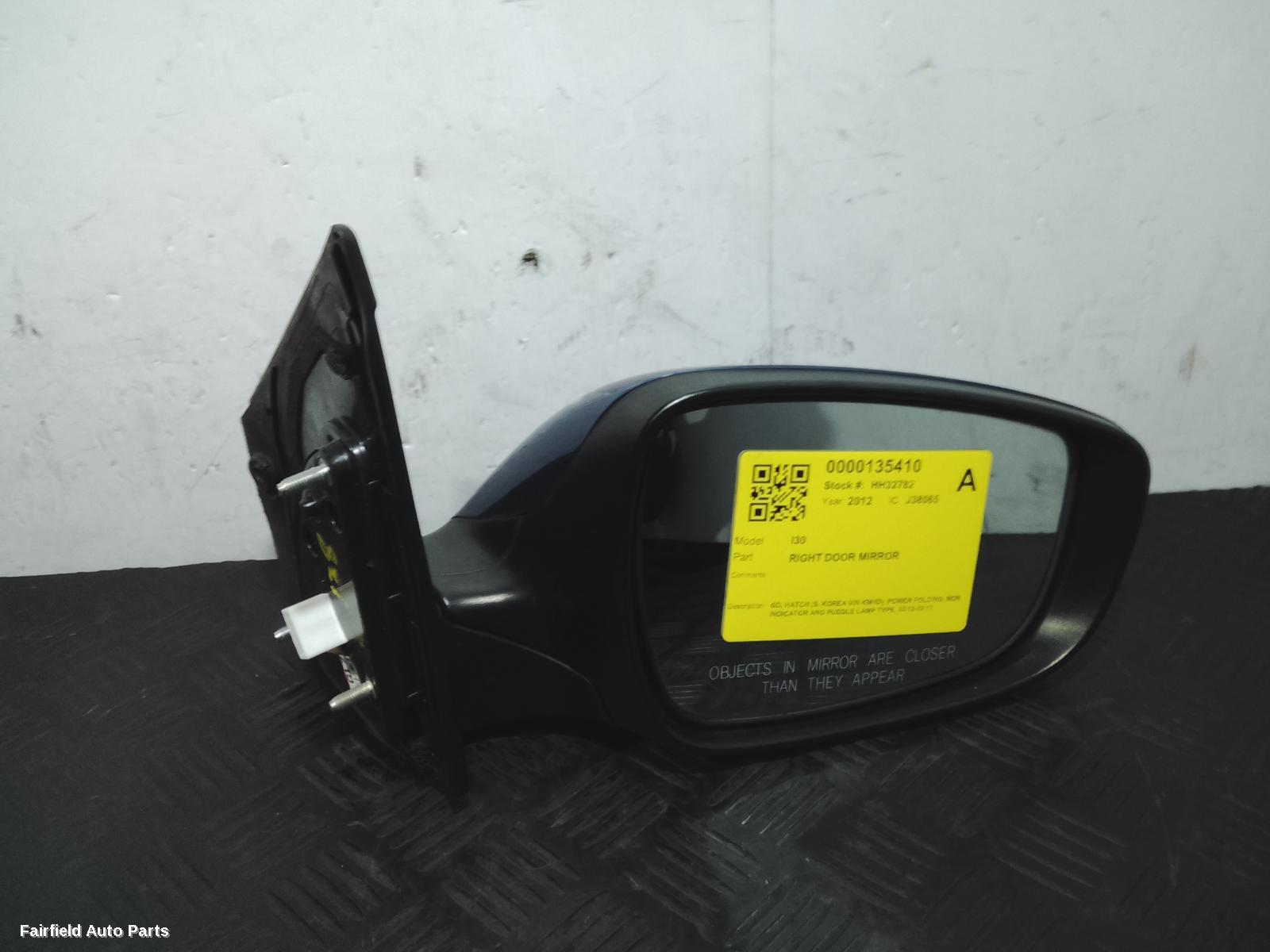 2012-2017 Hyundai I30 Right Door Mirror