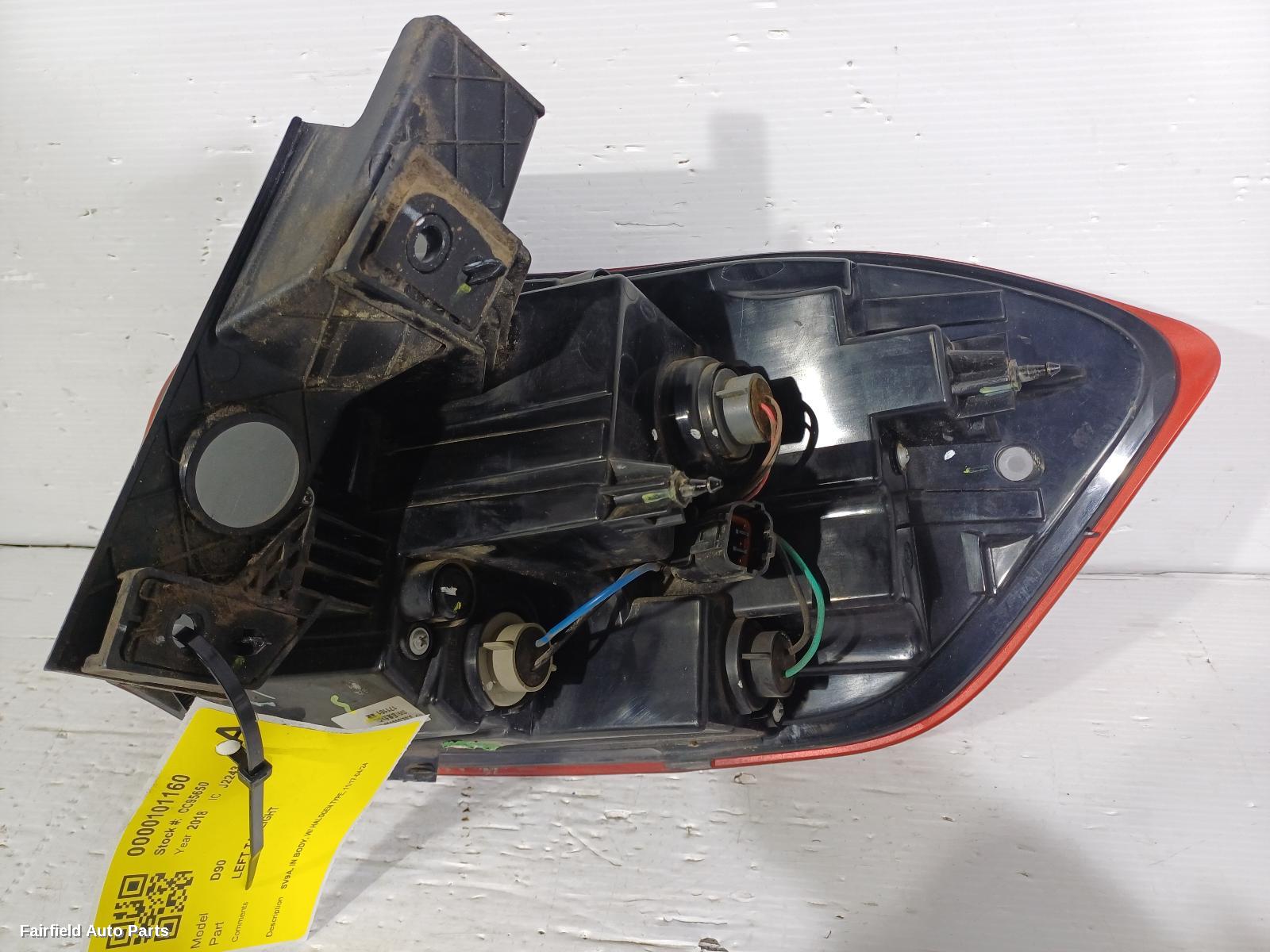 2017-2024 Ldv D90 Left Taillight