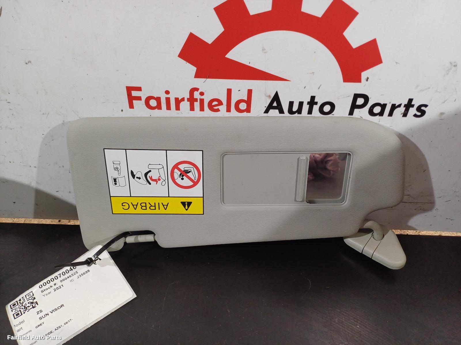 2017-2024 Mg Zs Sunvisor