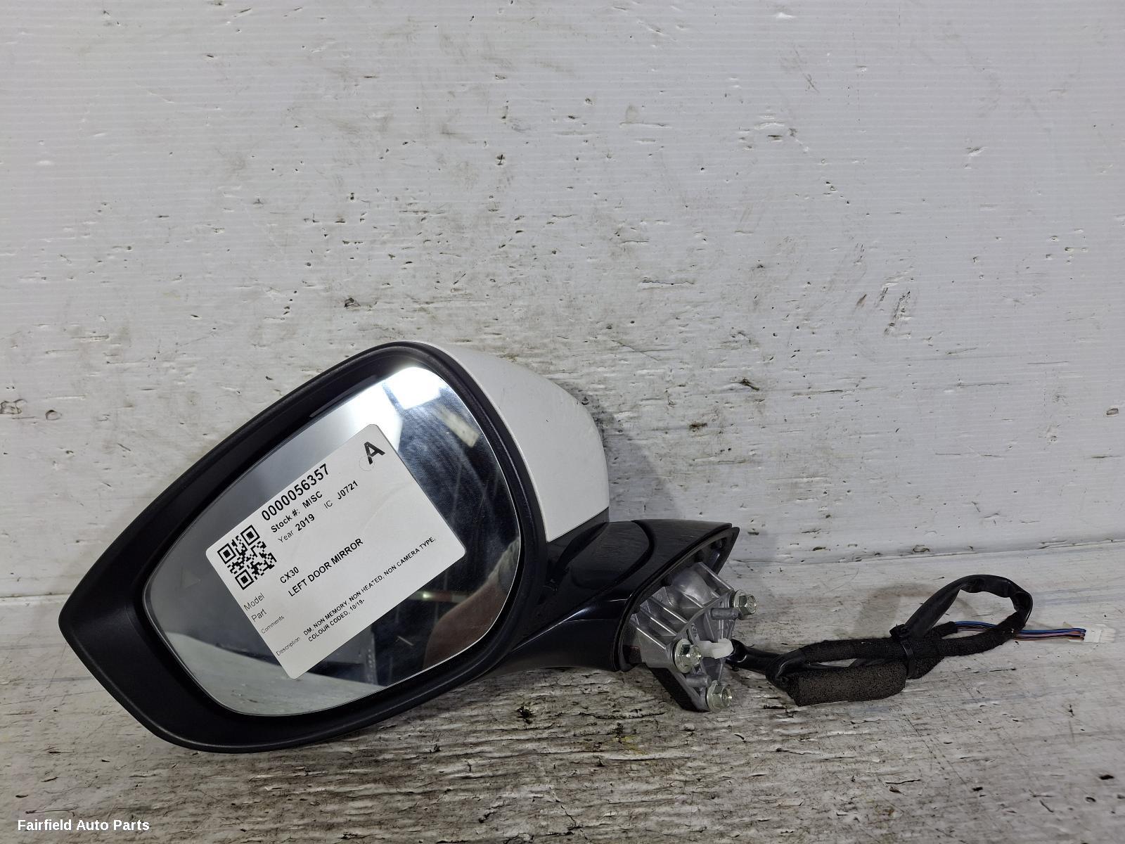 2019-2025 Mazda Cx30 Left Door Mirror