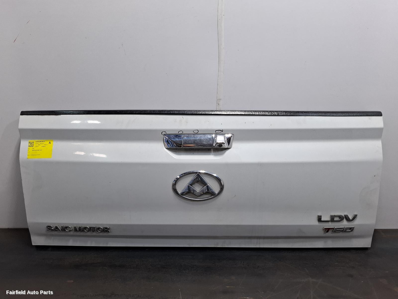 2017-2021 Ldv T60 Bootlid Tailgate