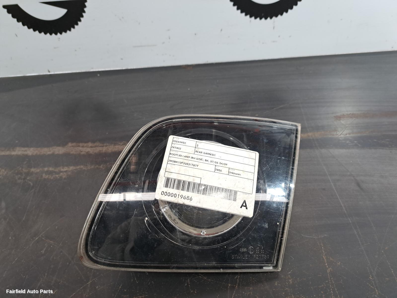2006-2009 Mazda 3 Rear Garnish