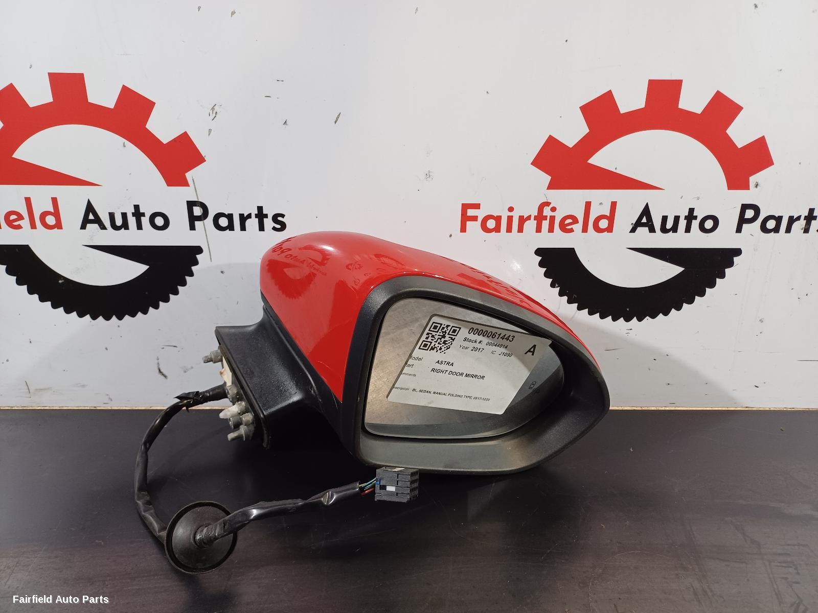 2017-2020 Holden Astra Right Door Mirror