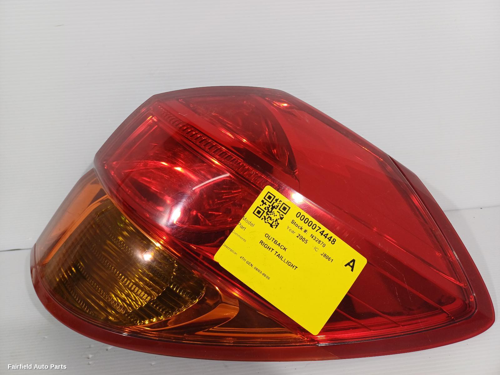 2003-2006 Subaru Outback Right Taillight