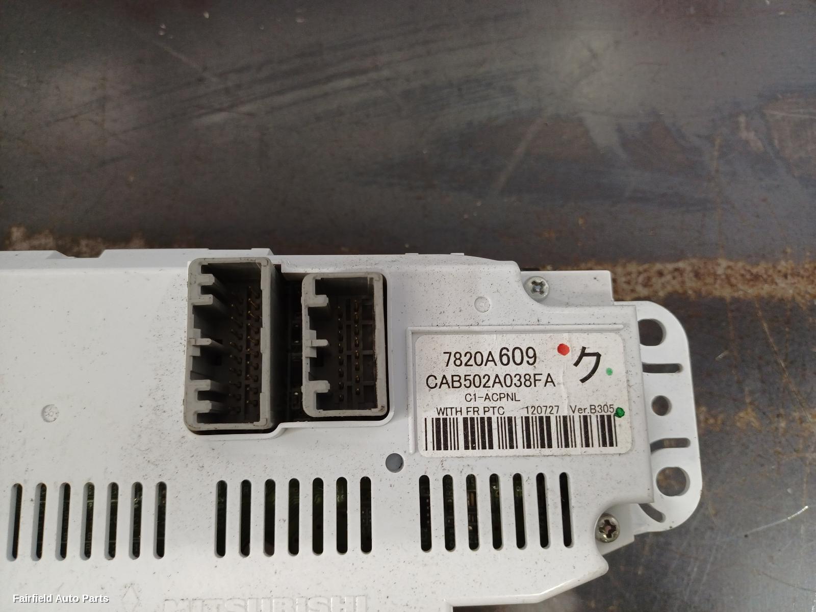 2012-2017 Peugeot 4008 Heater Ac Controls