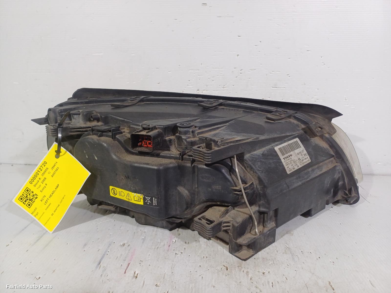 2007-2016 Volvo Xc70 Left Headlamp