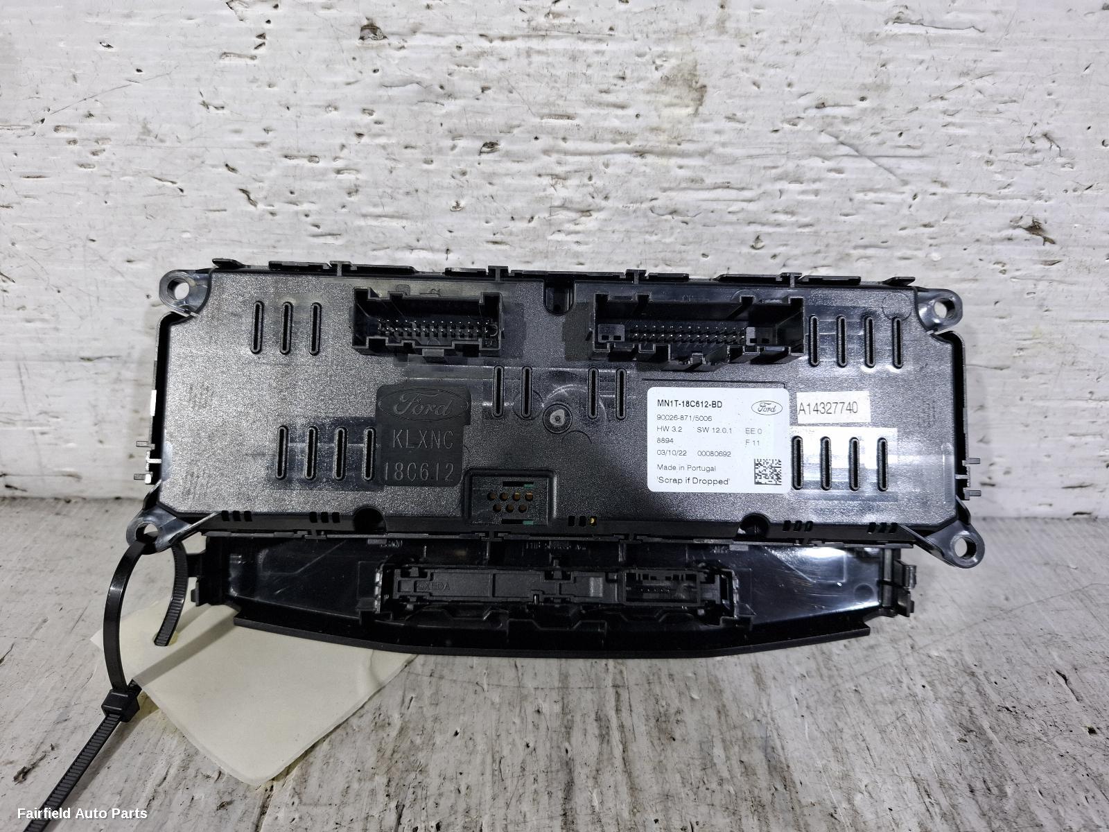 2020-2026 Ford Puma Heater Ac Controls