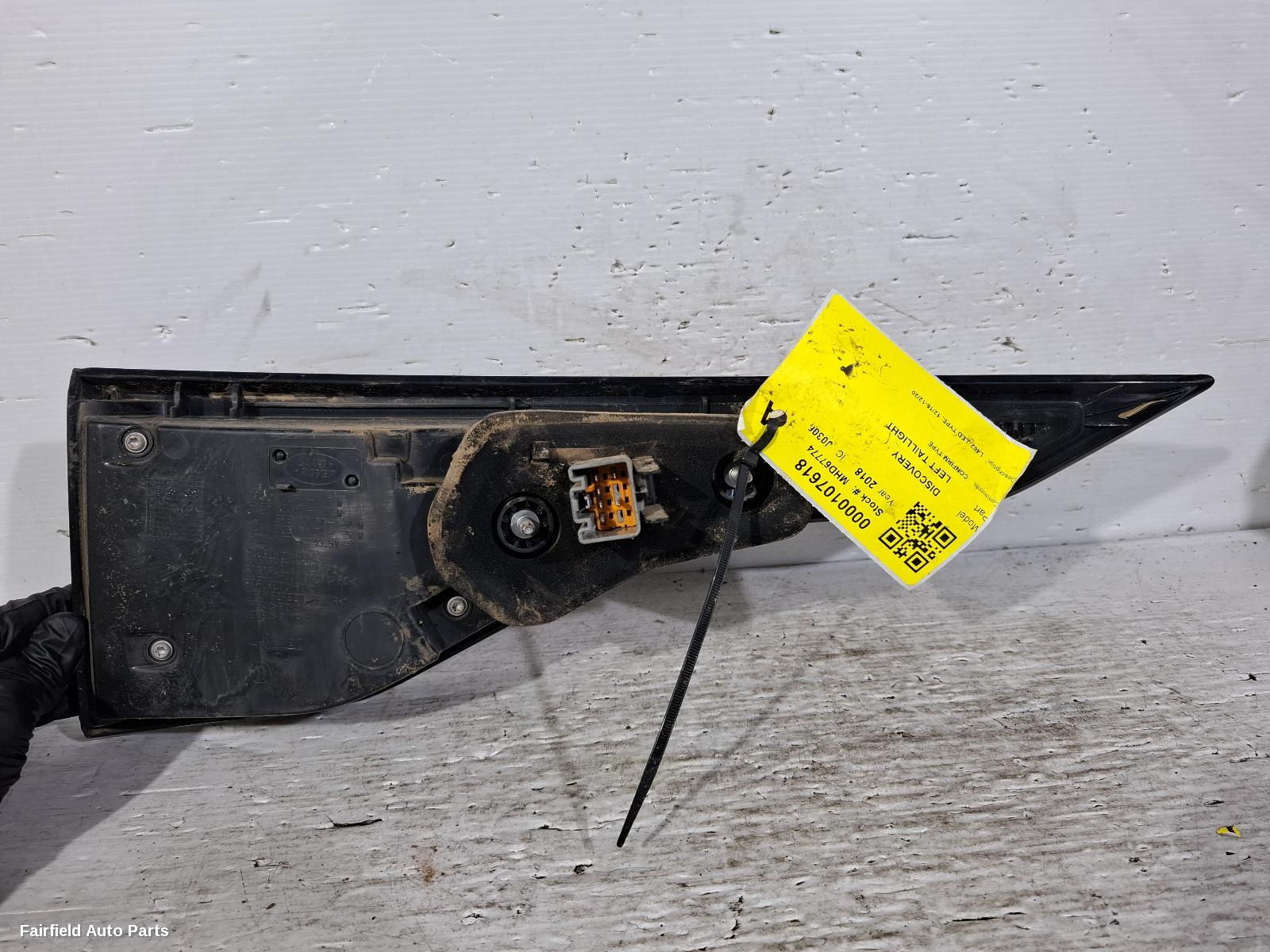 2016-2020 Land Rover Discovery Left Taillight