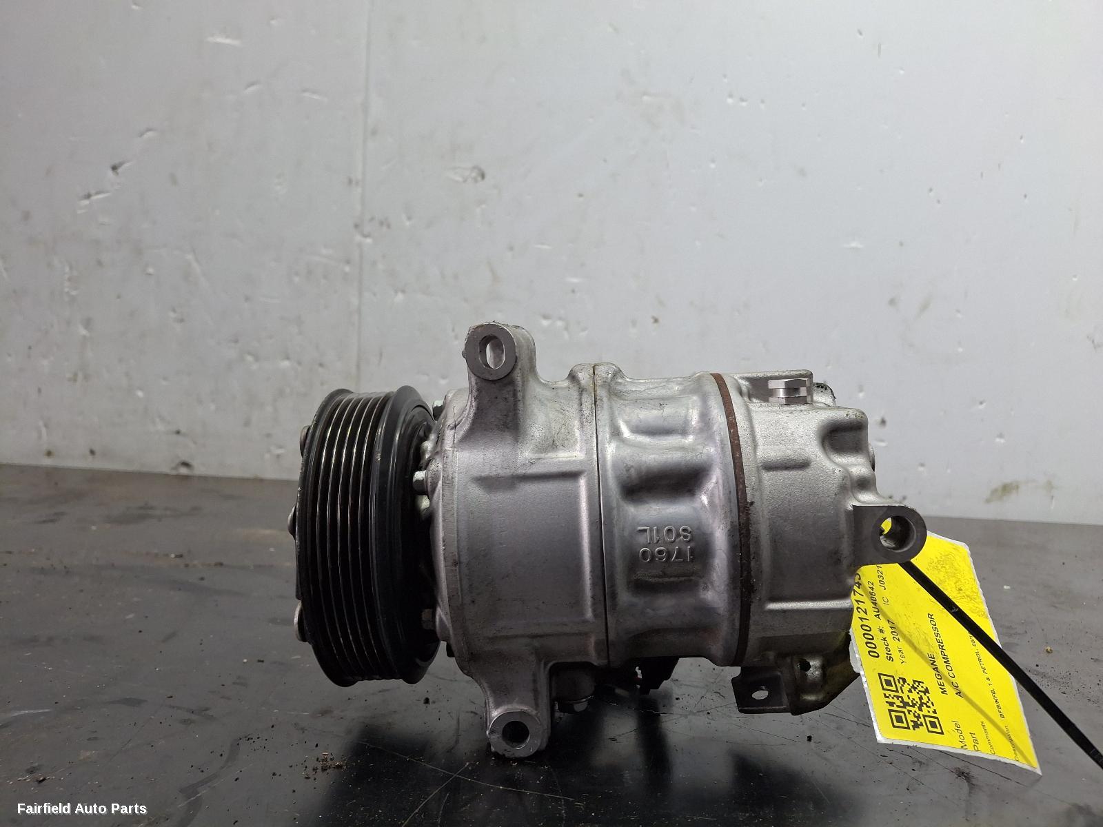 2016-2020 Renault Megane A C Compressor