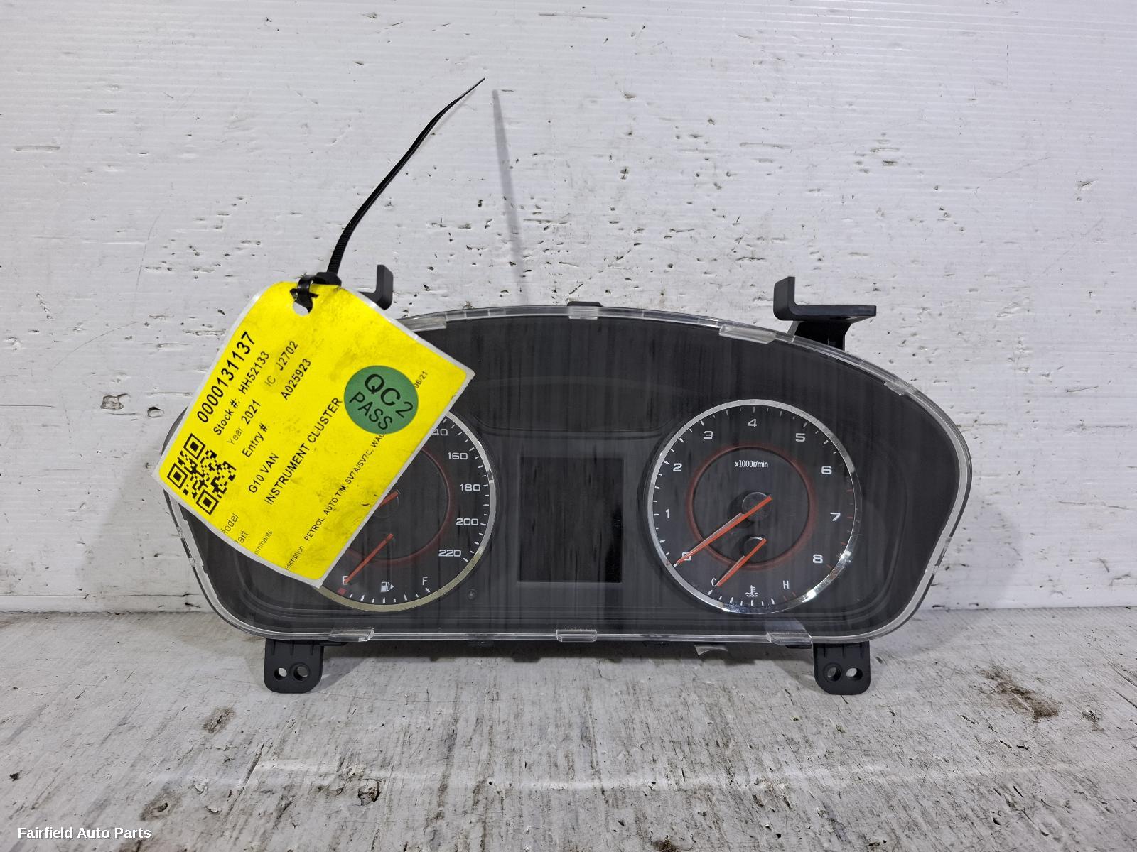 2015-2021 Ldv G10 Instrument Cluster