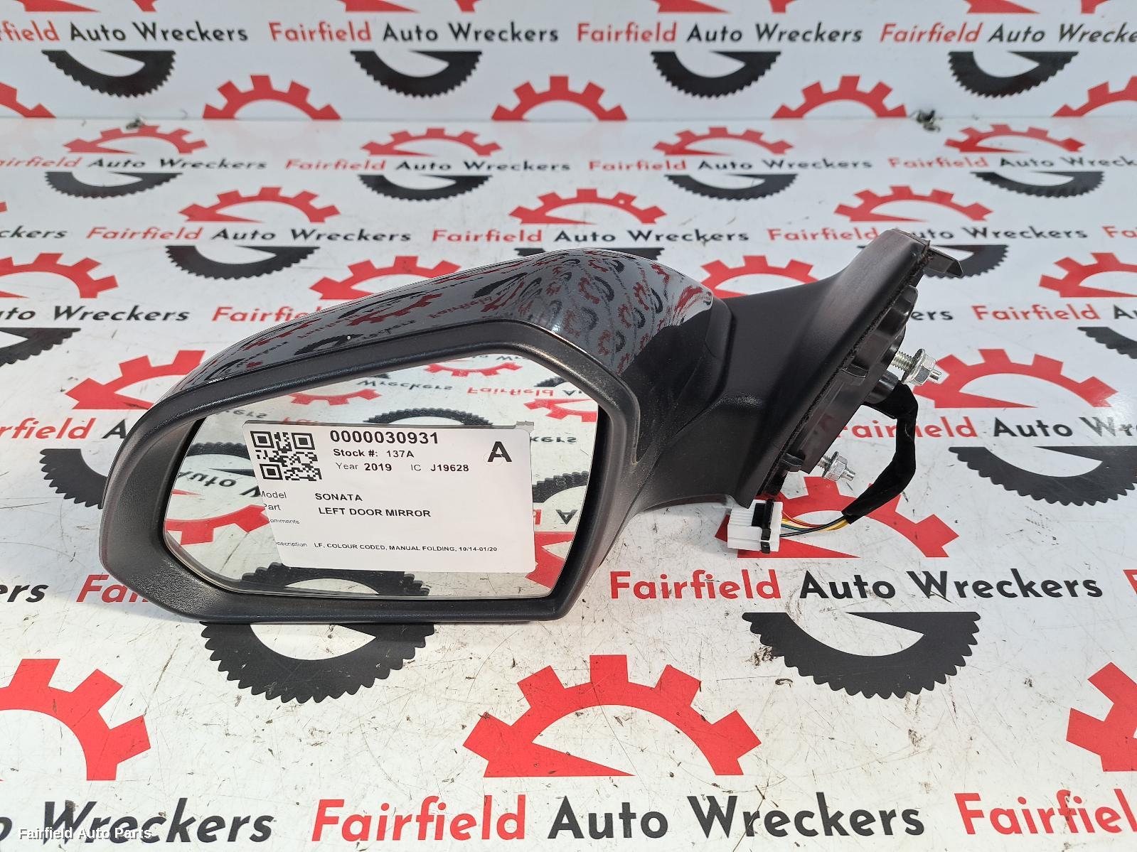 2014-2020 Hyundai Sonata Left Door Mirror