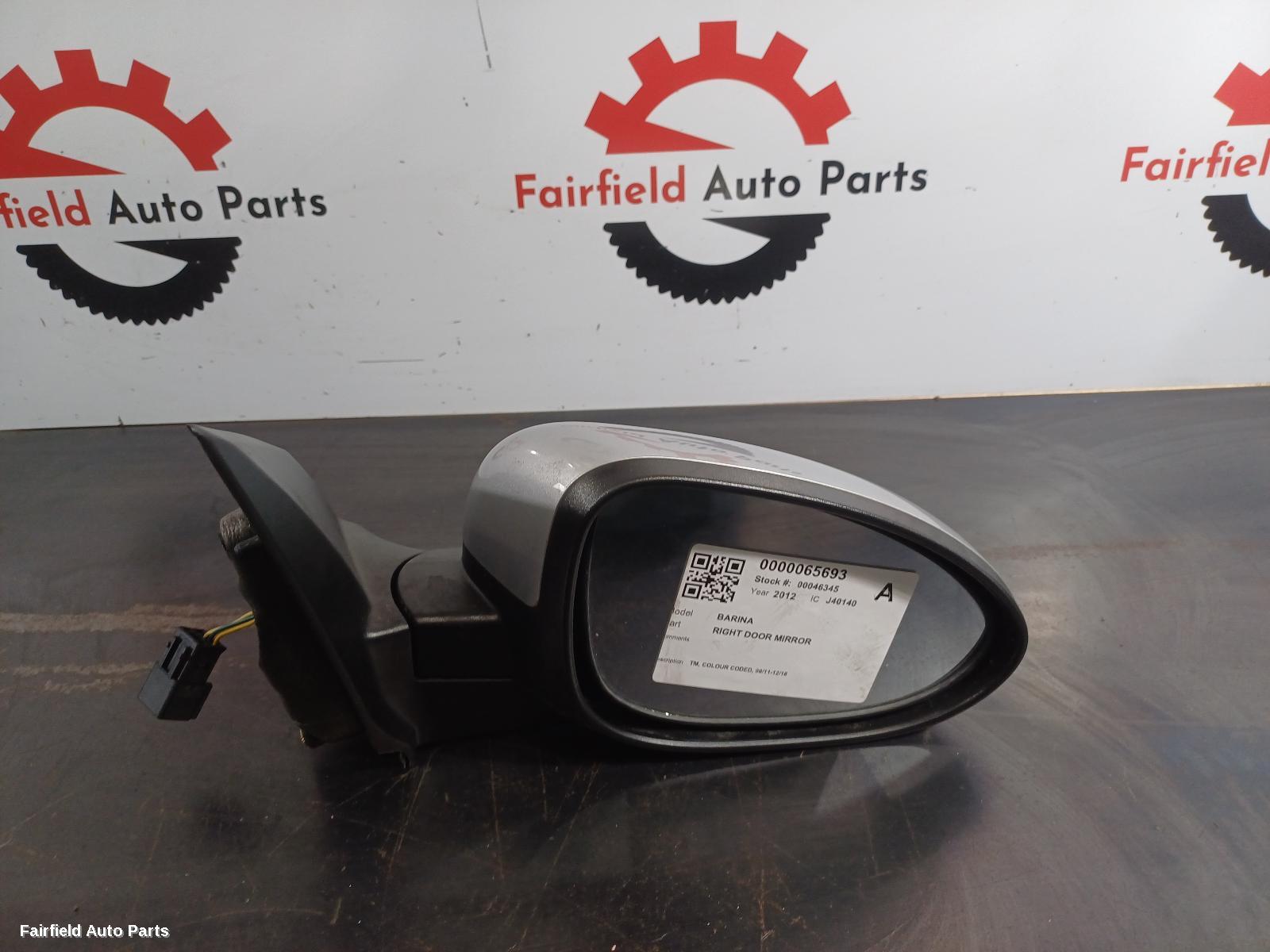 2011-2018 Holden Barina Right Door Mirror