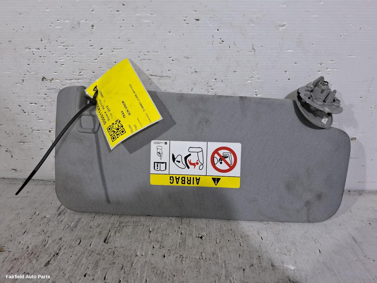 2013-2020 Holden Trax Sunvisor