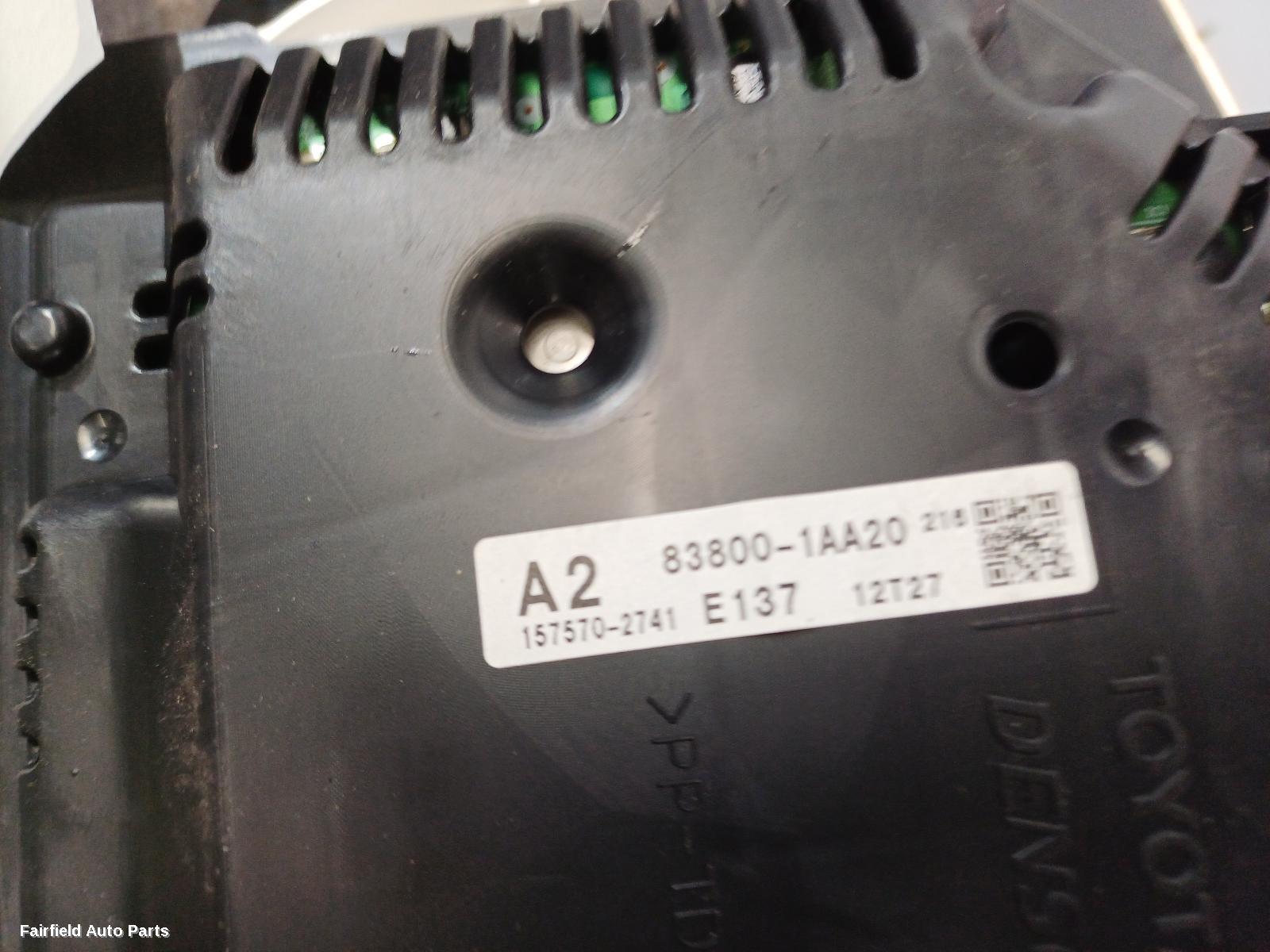2015-2018 Toyota Corolla Instrument Cluster