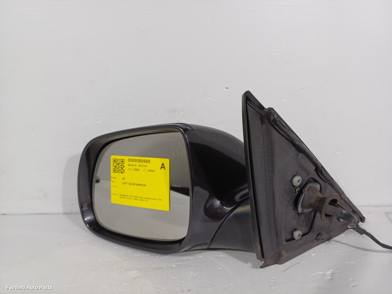 2008-2014 Audi Q5 Left Door Mirror